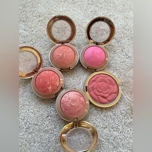 Milani Blush Bundle - Tea Rose, Dolce Pink, Corallina, Luminoso, Delizioso Pink